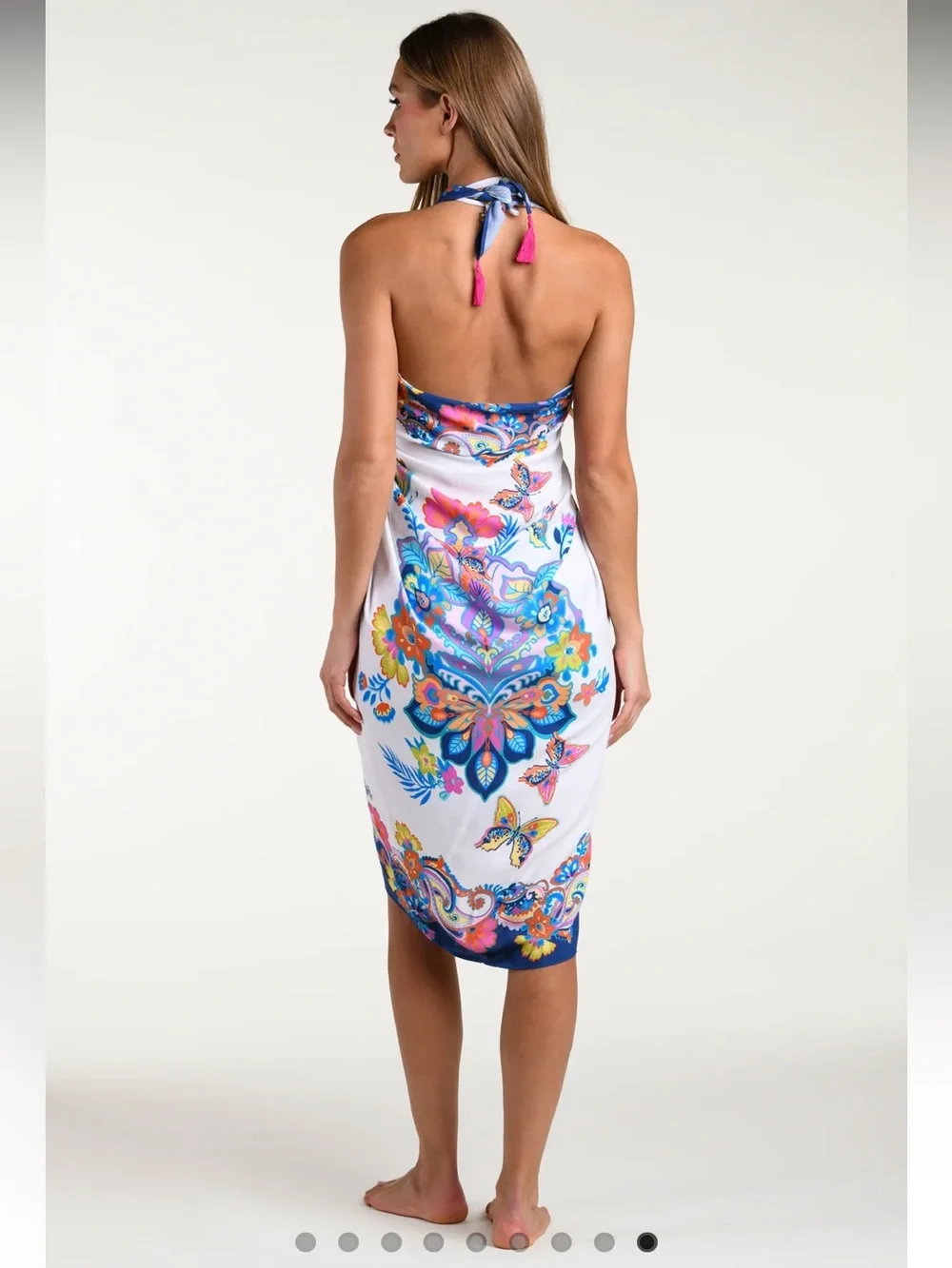 Sunshine 79 sarong pareo - bohemian butterfly high pareo swim coverup